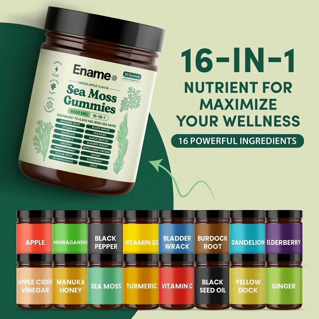 Ename | Sea Moss 16-In-1 Gummies
