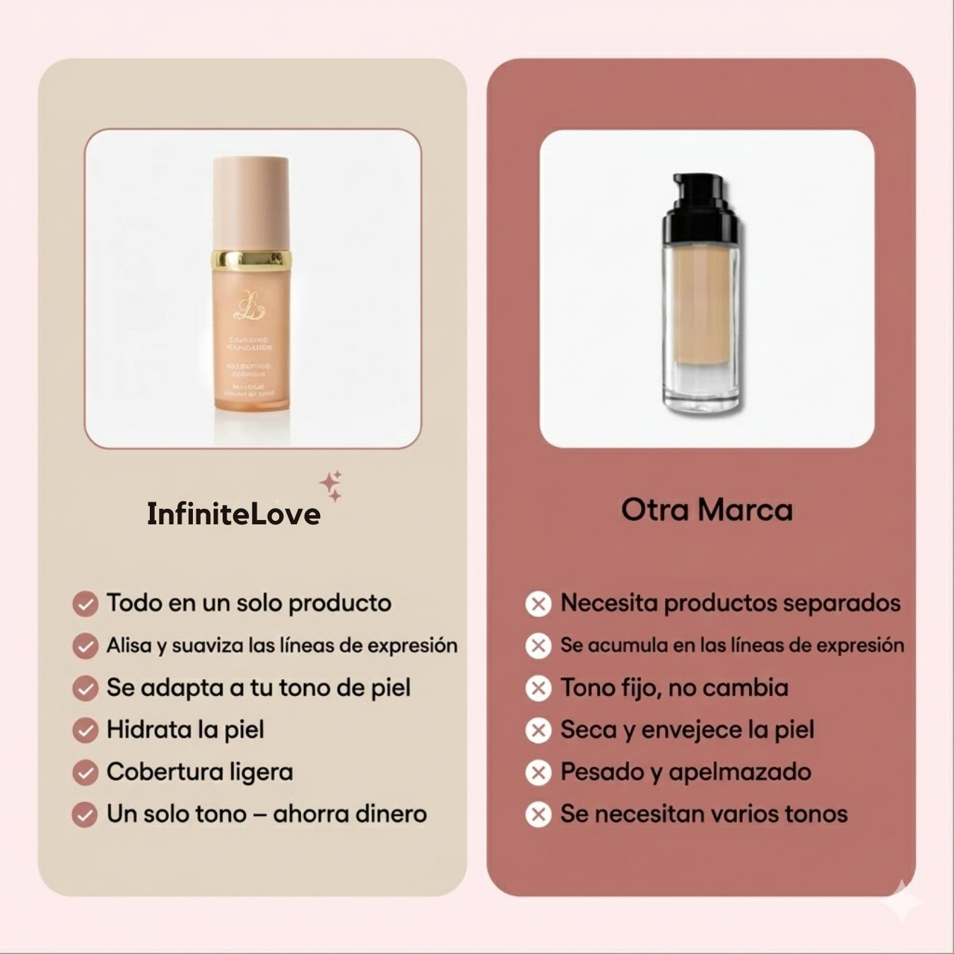 Base de Maquillaje Anti-edad con SPF 50 – Se Adapta a tu Tono de Piel