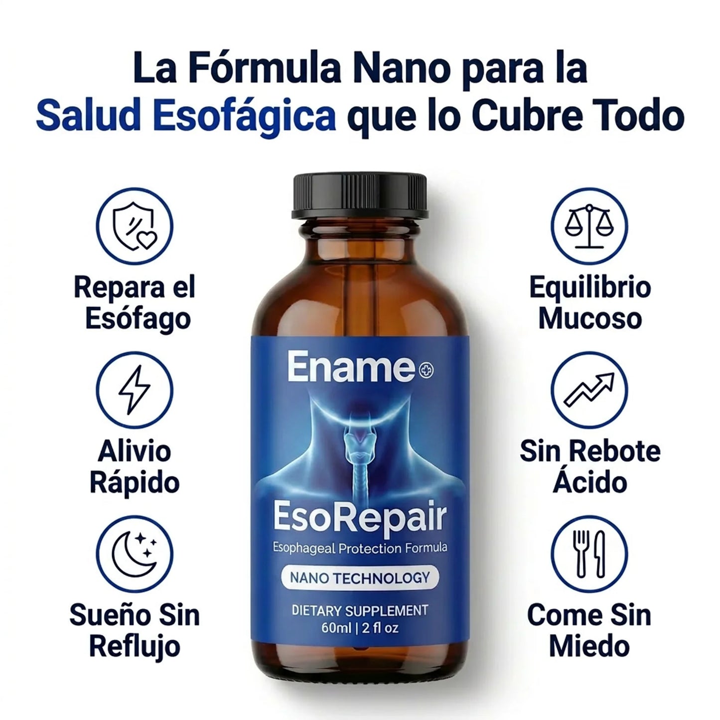 Ename EsoRepair™ | Fórmula nano-líquida que repara el tejido esofágico