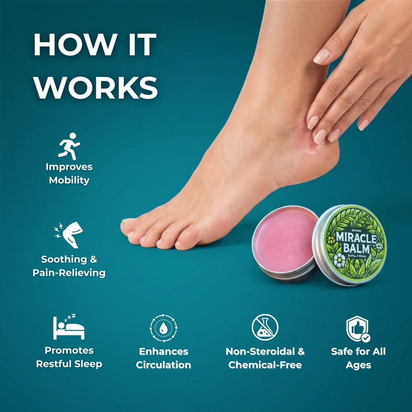 The Senzio Miracle Balm™ Foot Recovery Formula